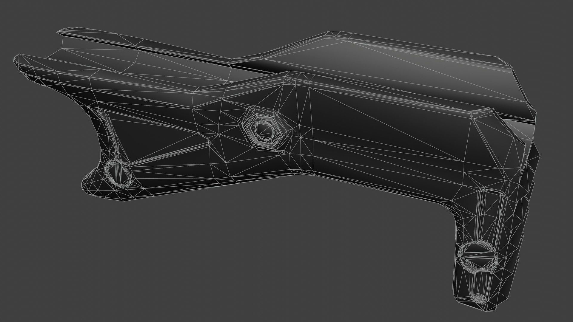 Strike Cobra Tactical Fore Grip Low-poly 3D model_6