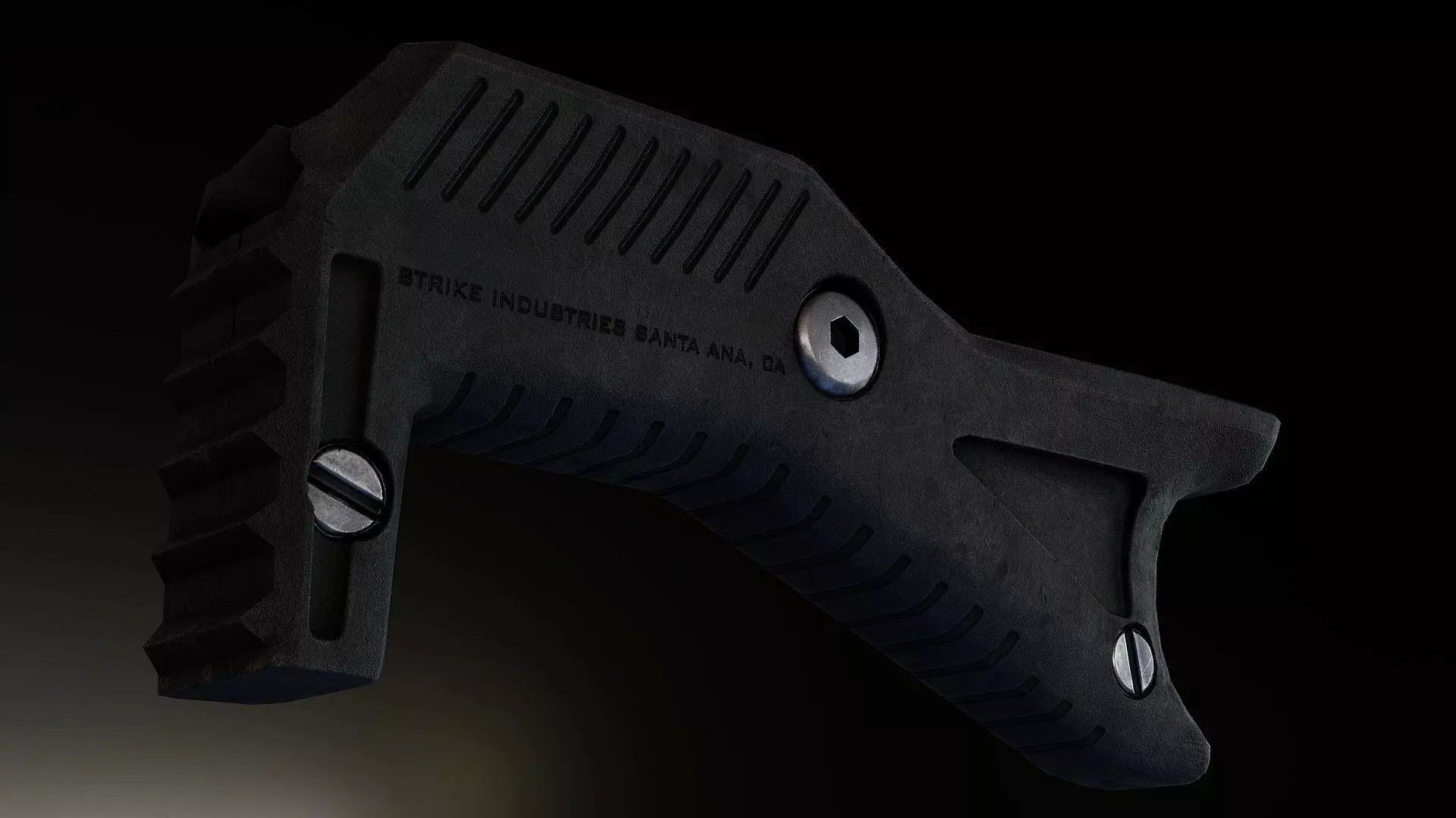 Strike Cobra Tactical Fore Grip Low-poly 3D model_0