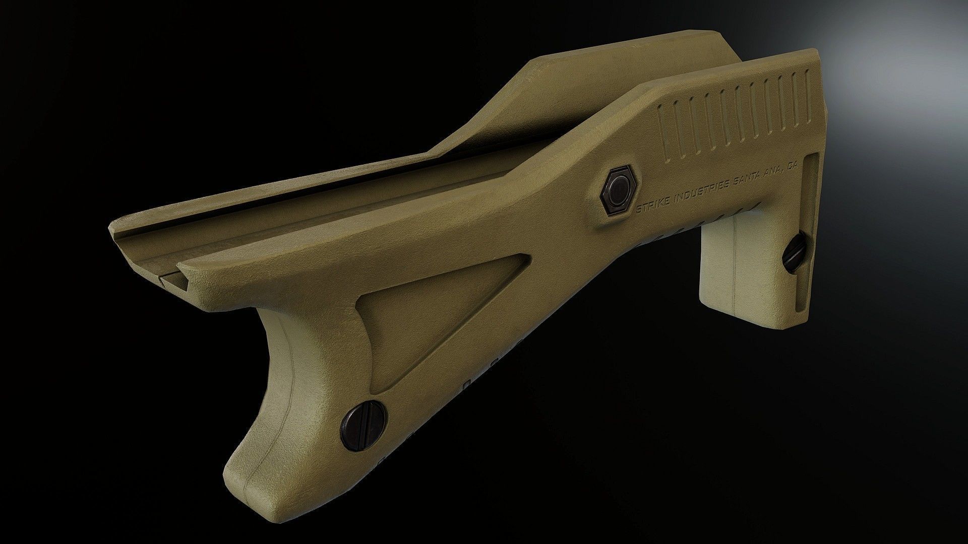 Strike Cobra Tactical Fore Grip Low-poly 3D model_3