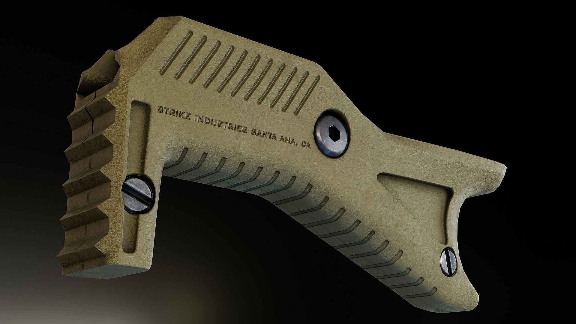 Strike Cobra Tactical Fore Grip Low-poly 3D model_2