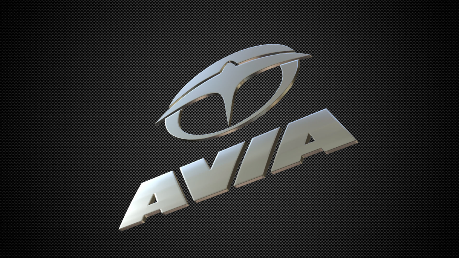 avia logo 3D model_4