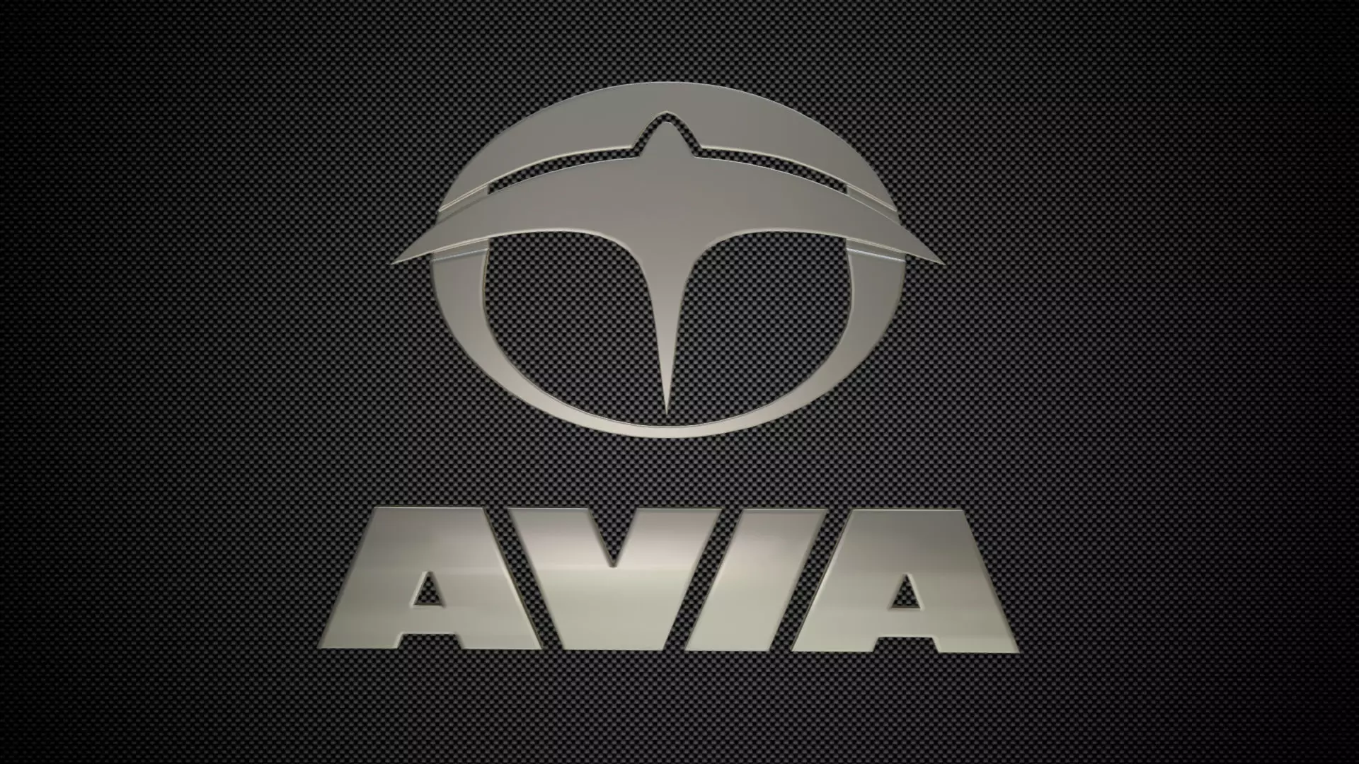 avia logo 3D model_0