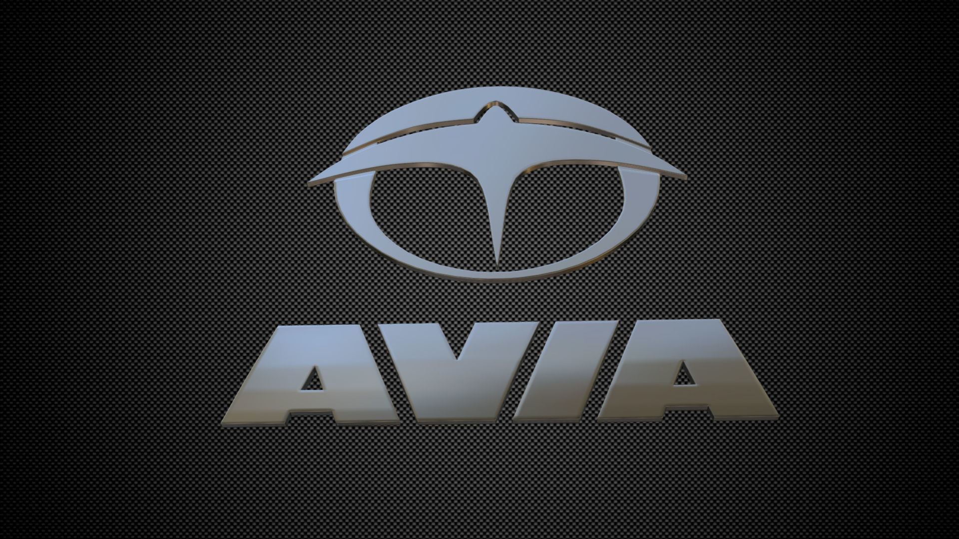 avia logo 3D model_5