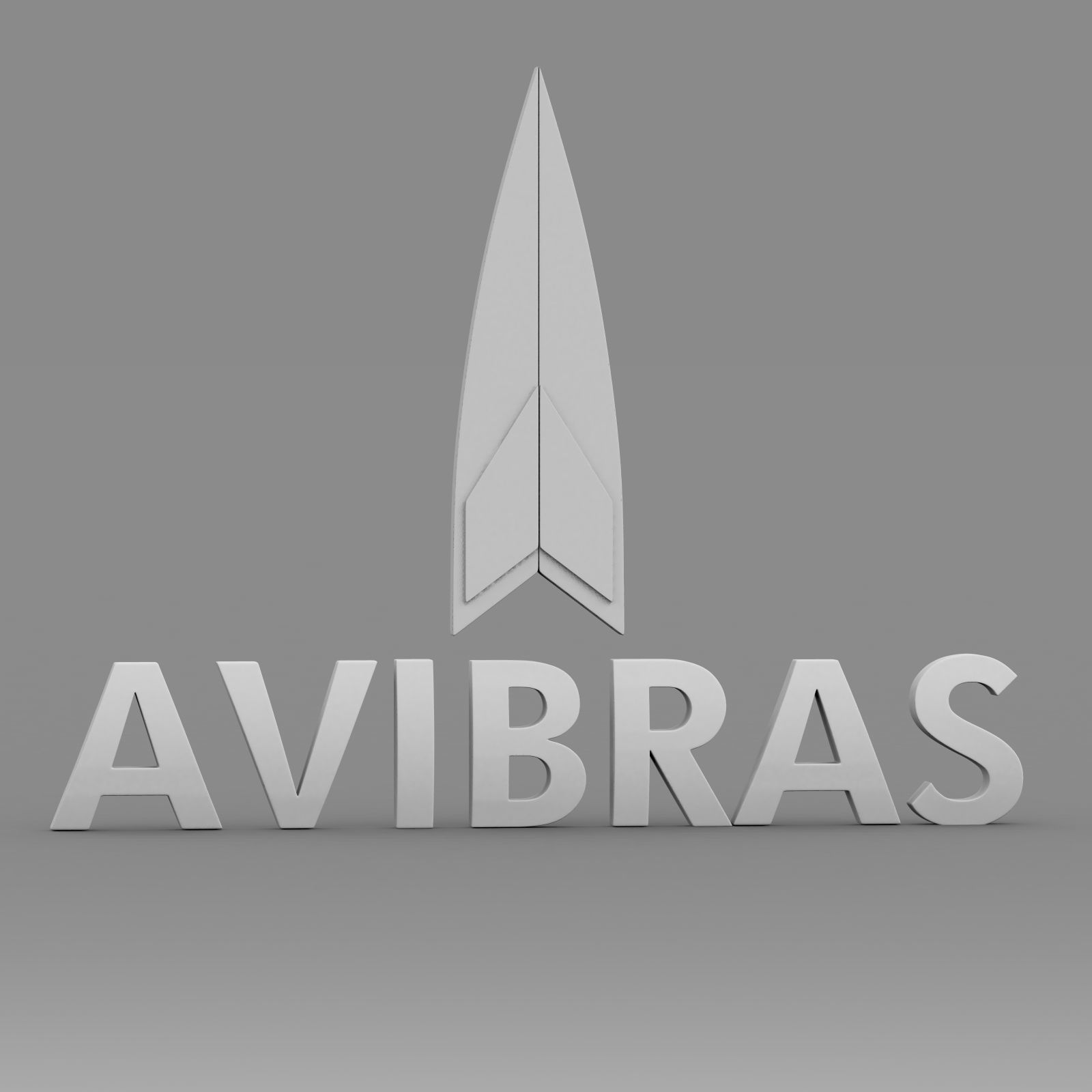 avibras logo 3D model_5