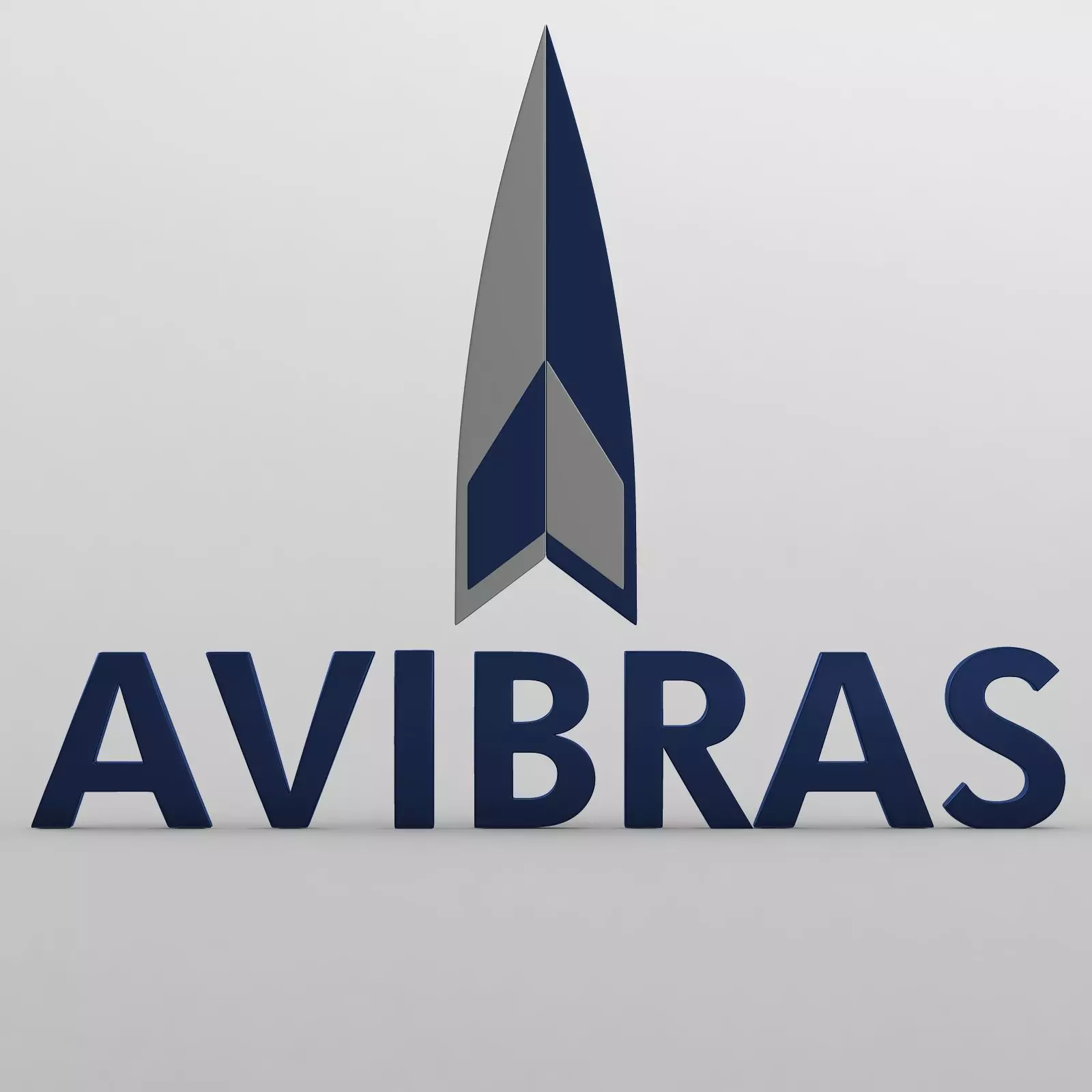 avibras logo 3D model_0