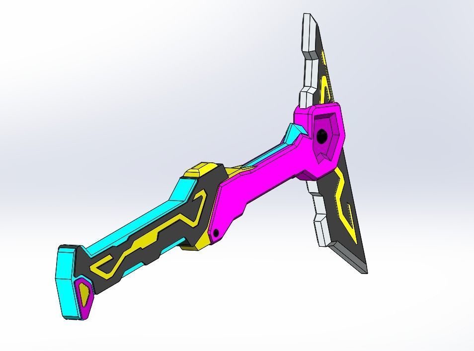 VALORANT KNIFE 3D print model_3