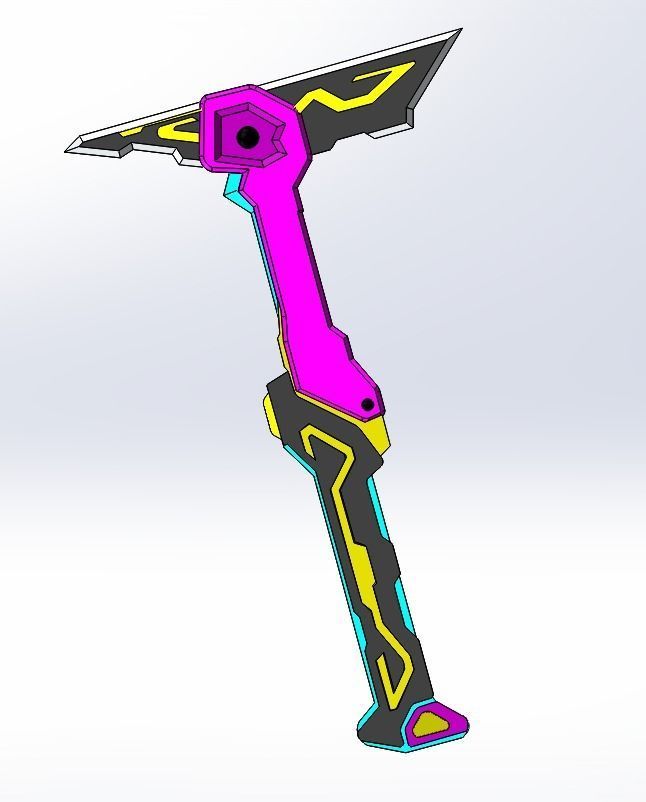 VALORANT KNIFE 3D print model_2