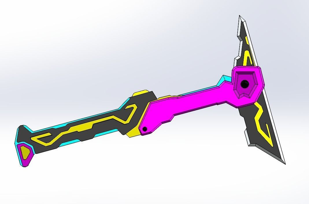 VALORANT KNIFE 3D print model_1