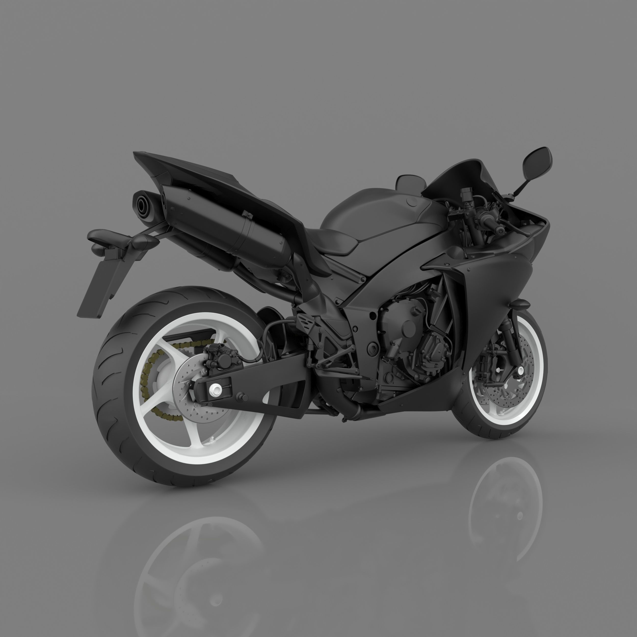 Yamaha YZF R1 2011-2014 3D Model Ready to Print STL File 3D print model_16