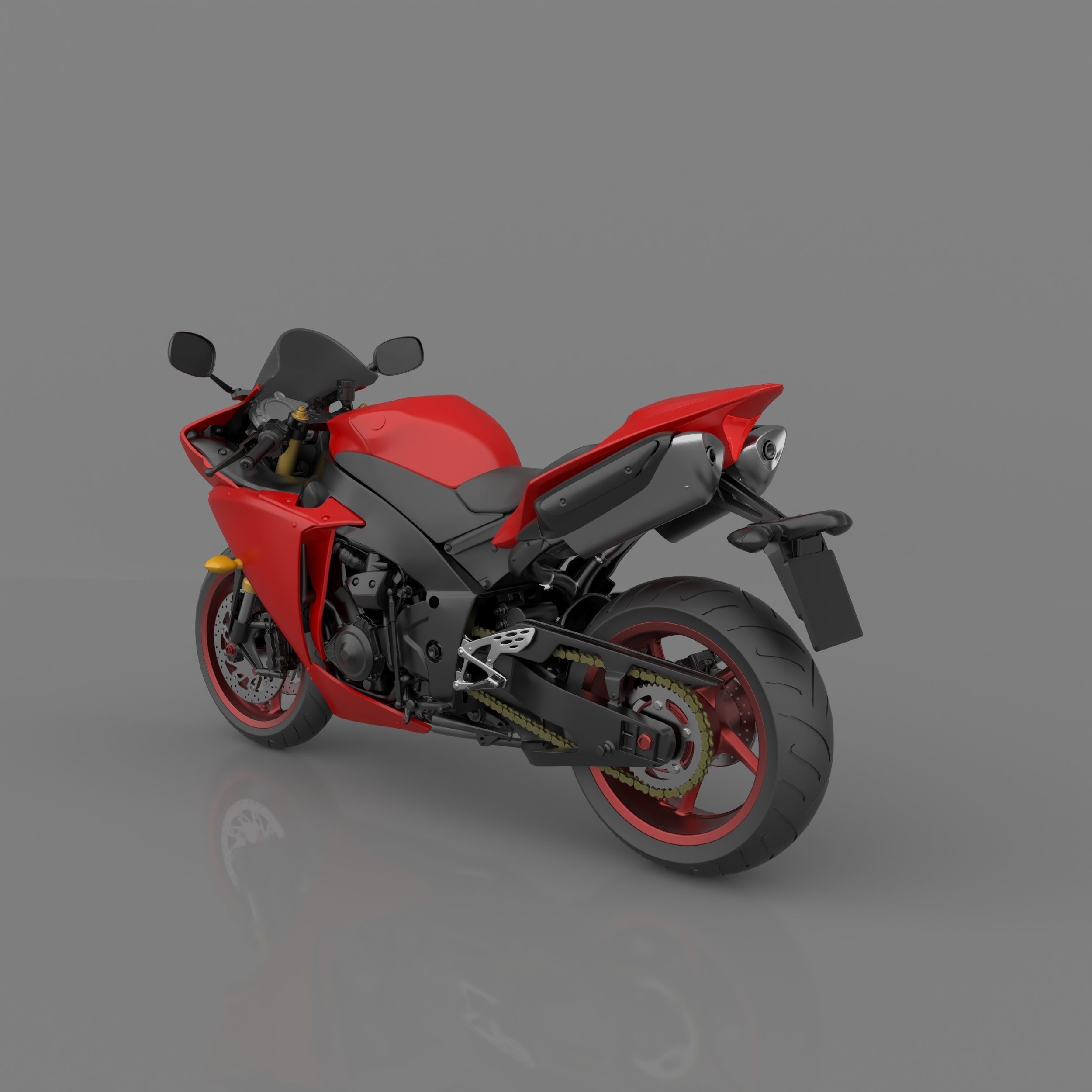 Yamaha YZF R1 2011-2014 3D Model Ready to Print STL File 3D print model_7