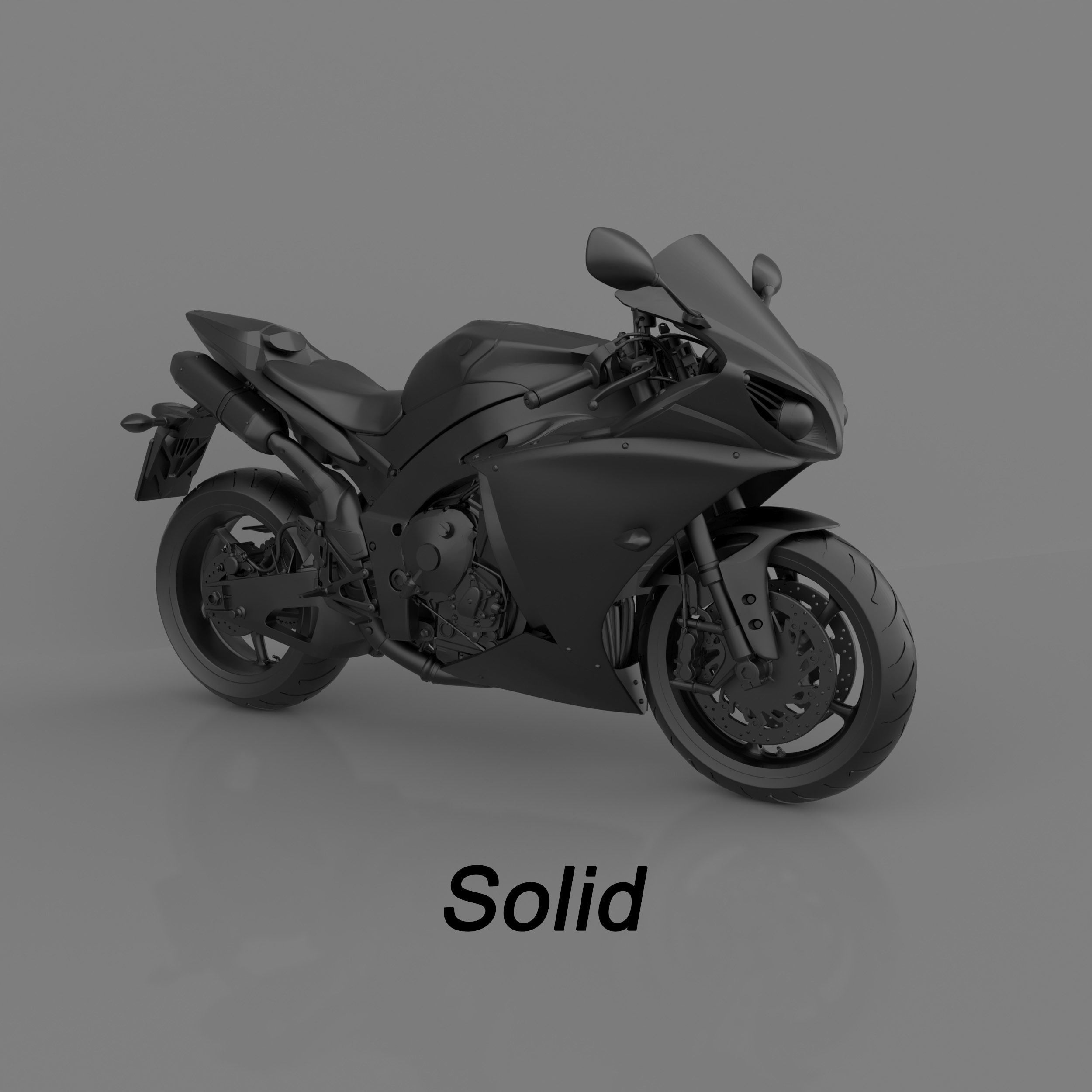 Yamaha YZF R1 2011-2014 3D Model Ready to Print STL File 3D print model_15