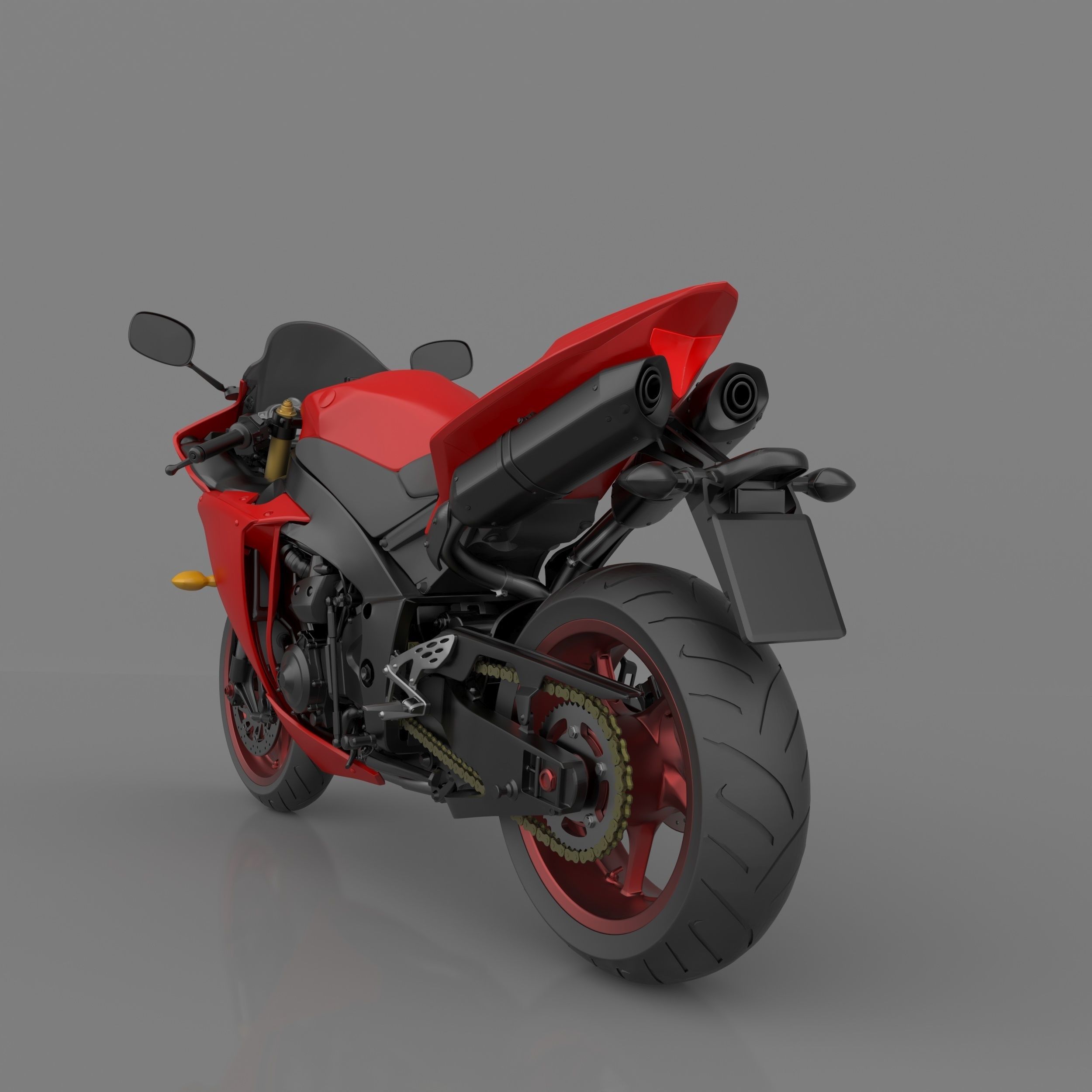 Yamaha YZF R1 2011-2014 3D Model Ready to Print STL File 3D print model_10