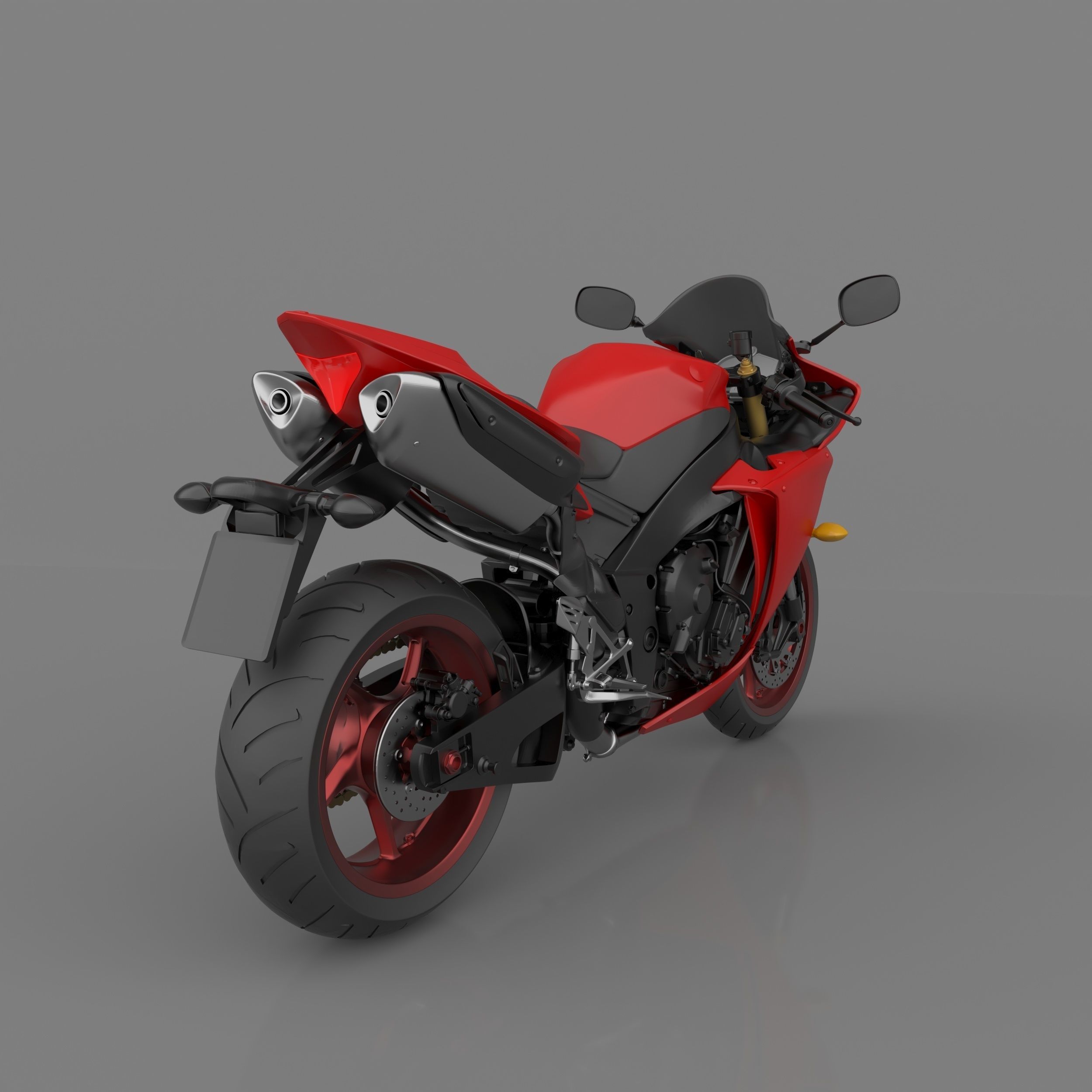 Yamaha YZF R1 2011-2014 3D Model Ready to Print STL File 3D print model_11