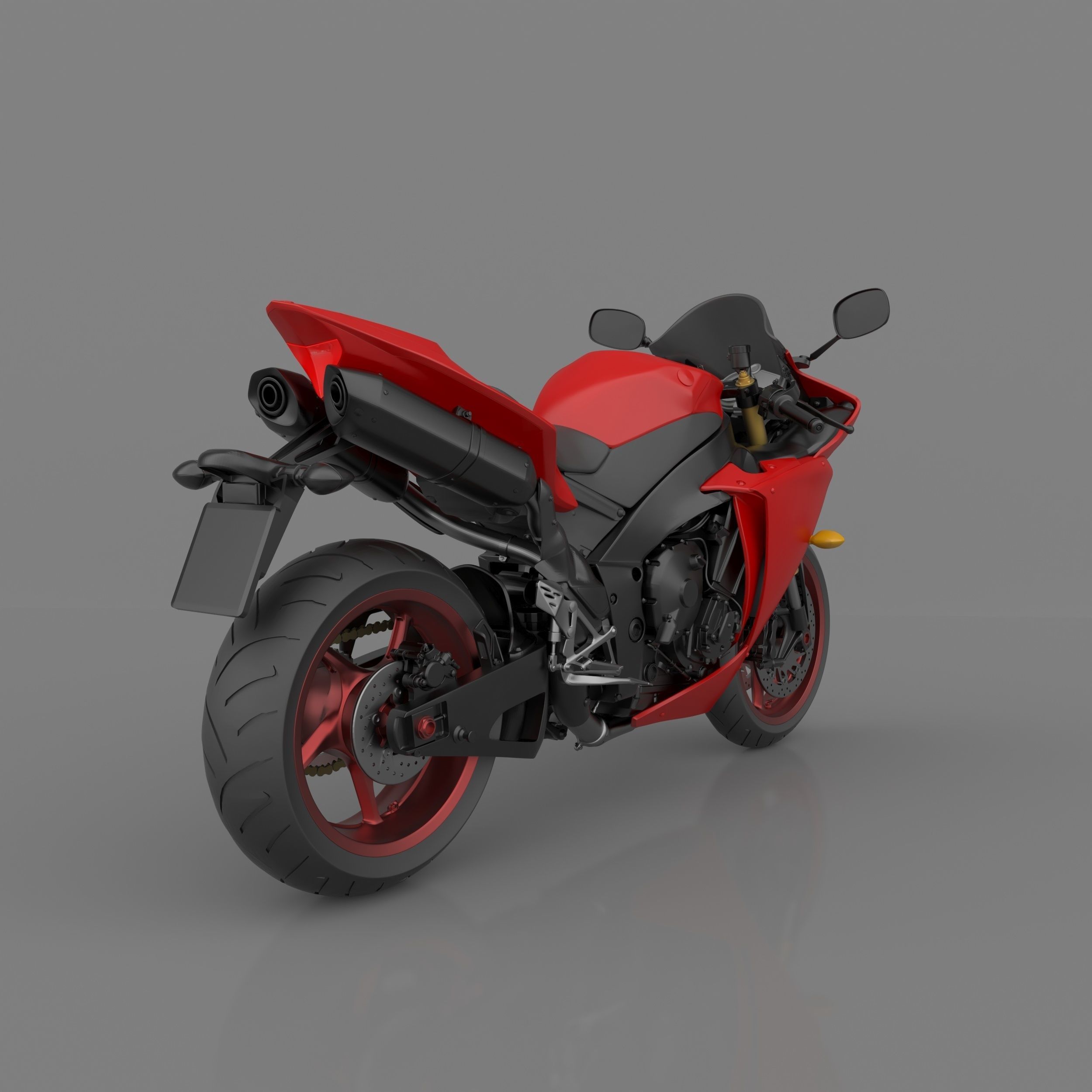 Yamaha YZF R1 2011-2014 3D Model Ready to Print STL File 3D print model_2
