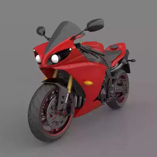 Yamaha YZF R1 2011-2014 3D Model Ready to Print STL File 3D print model