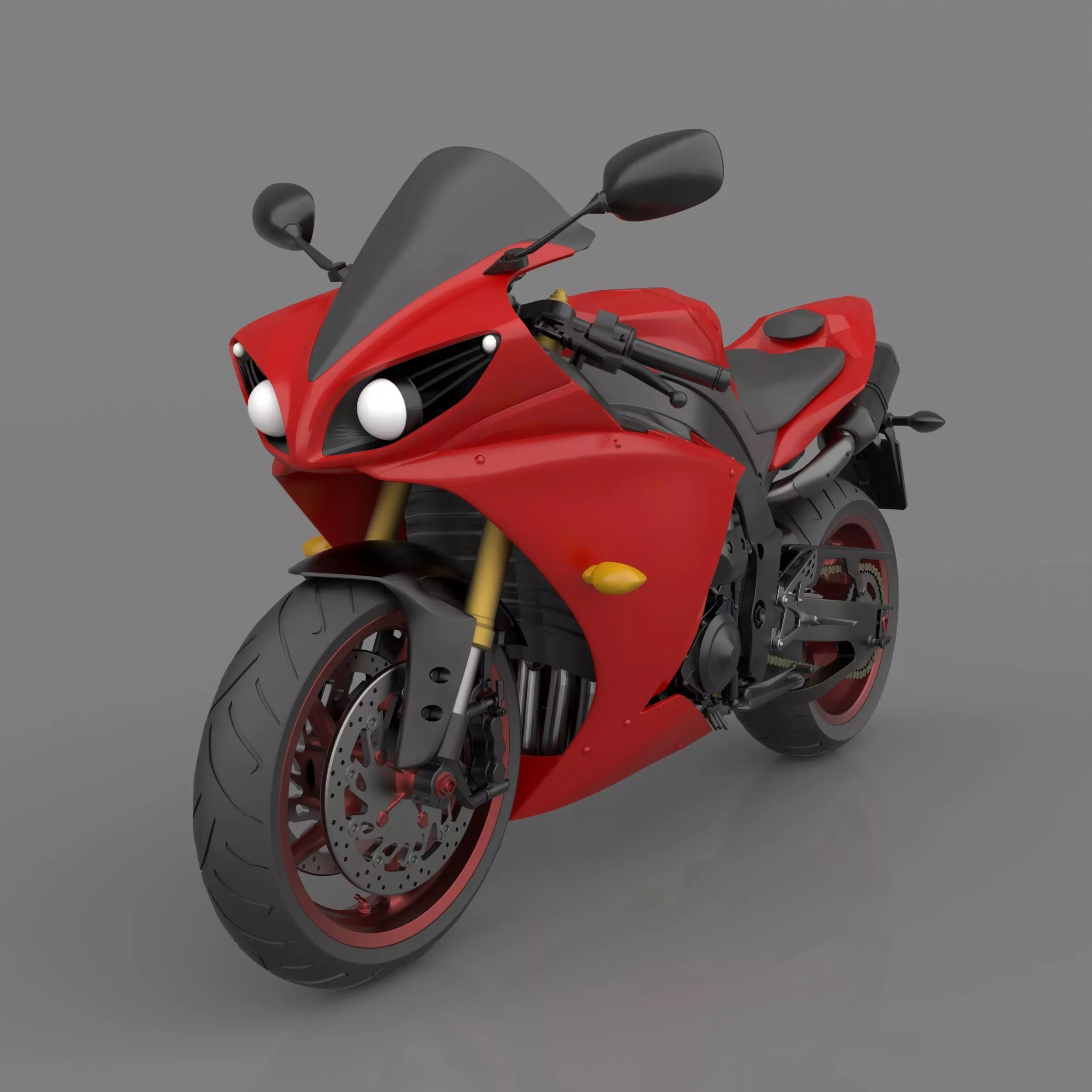 Yamaha YZF R1 2011-2014 3D Model Ready to Print STL File 3D print model_0