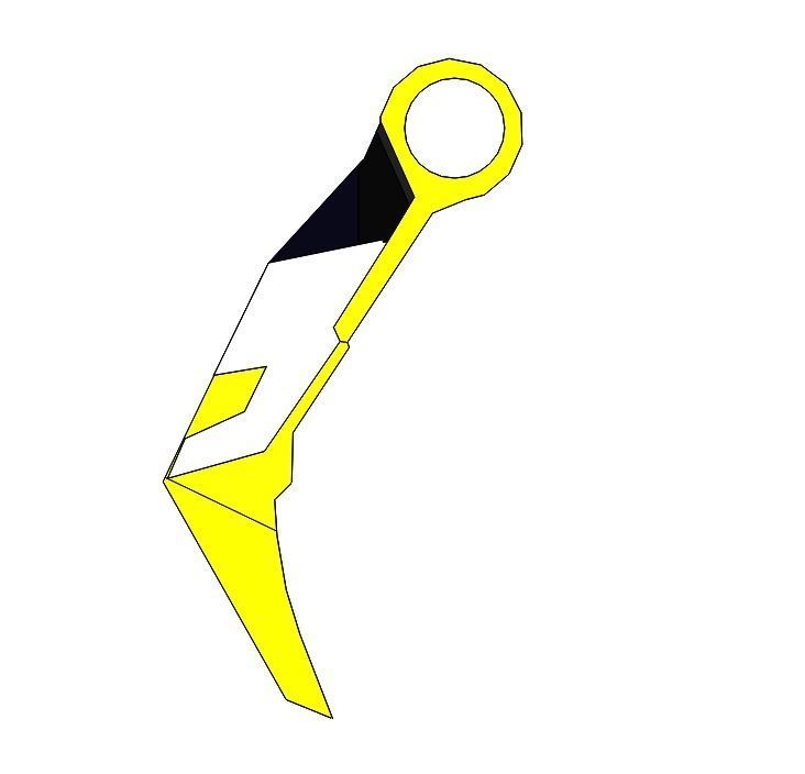 VALORANT KNIFE 3D print model_3