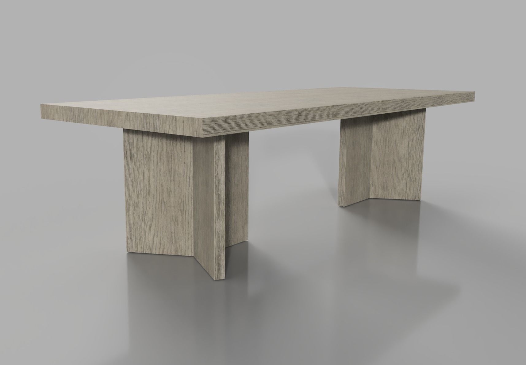RH Ludlow Rectangular dining table 3D model_1