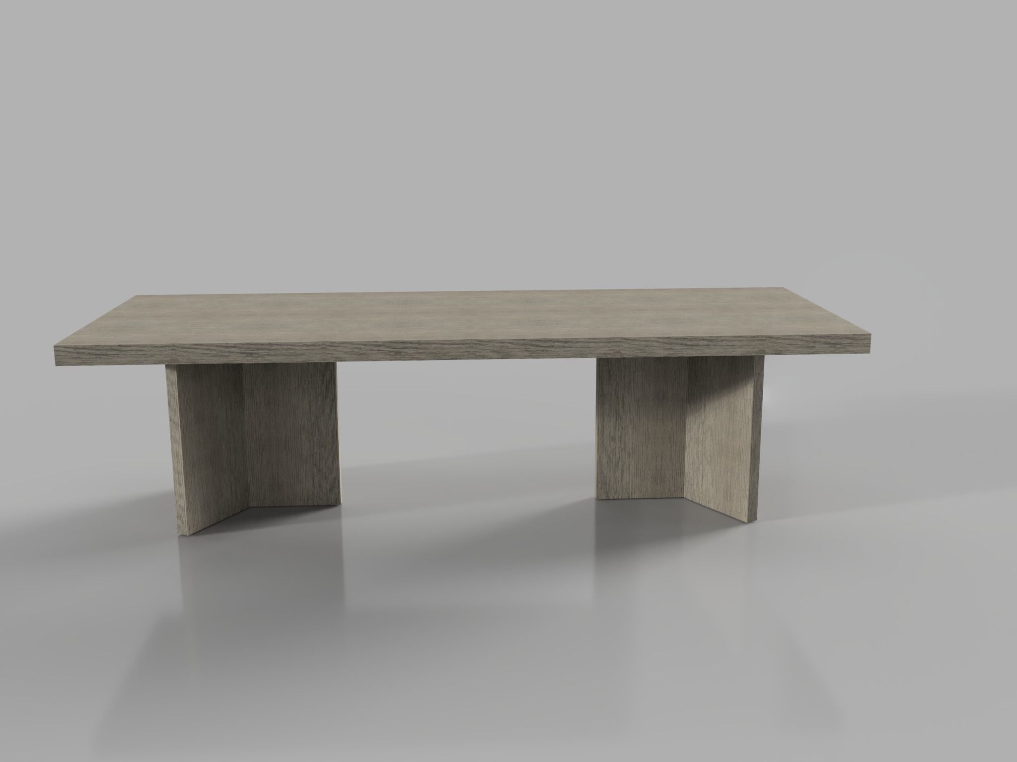 RH Ludlow Rectangular dining table 3D model_3
