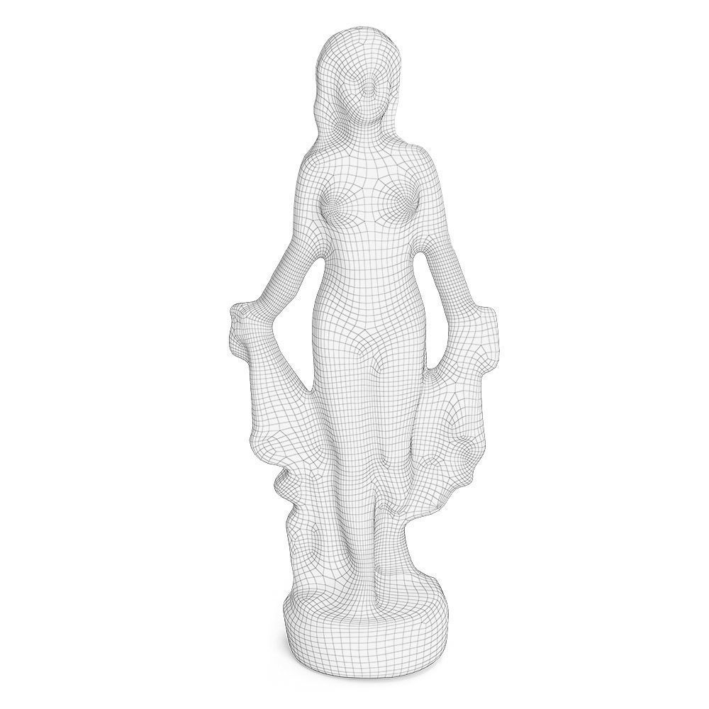 Bronze Woman Figure 3D print model_14