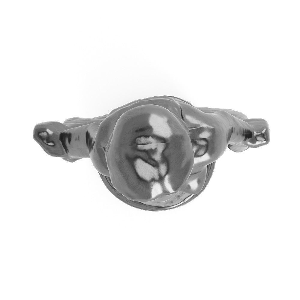 Bronze Woman Figure 3D print model_4