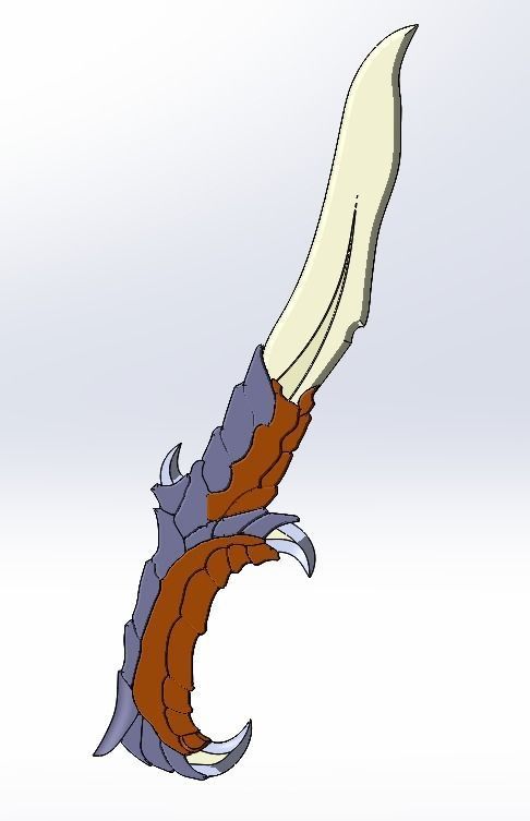 VALORANT KNIFE 3D print model_1