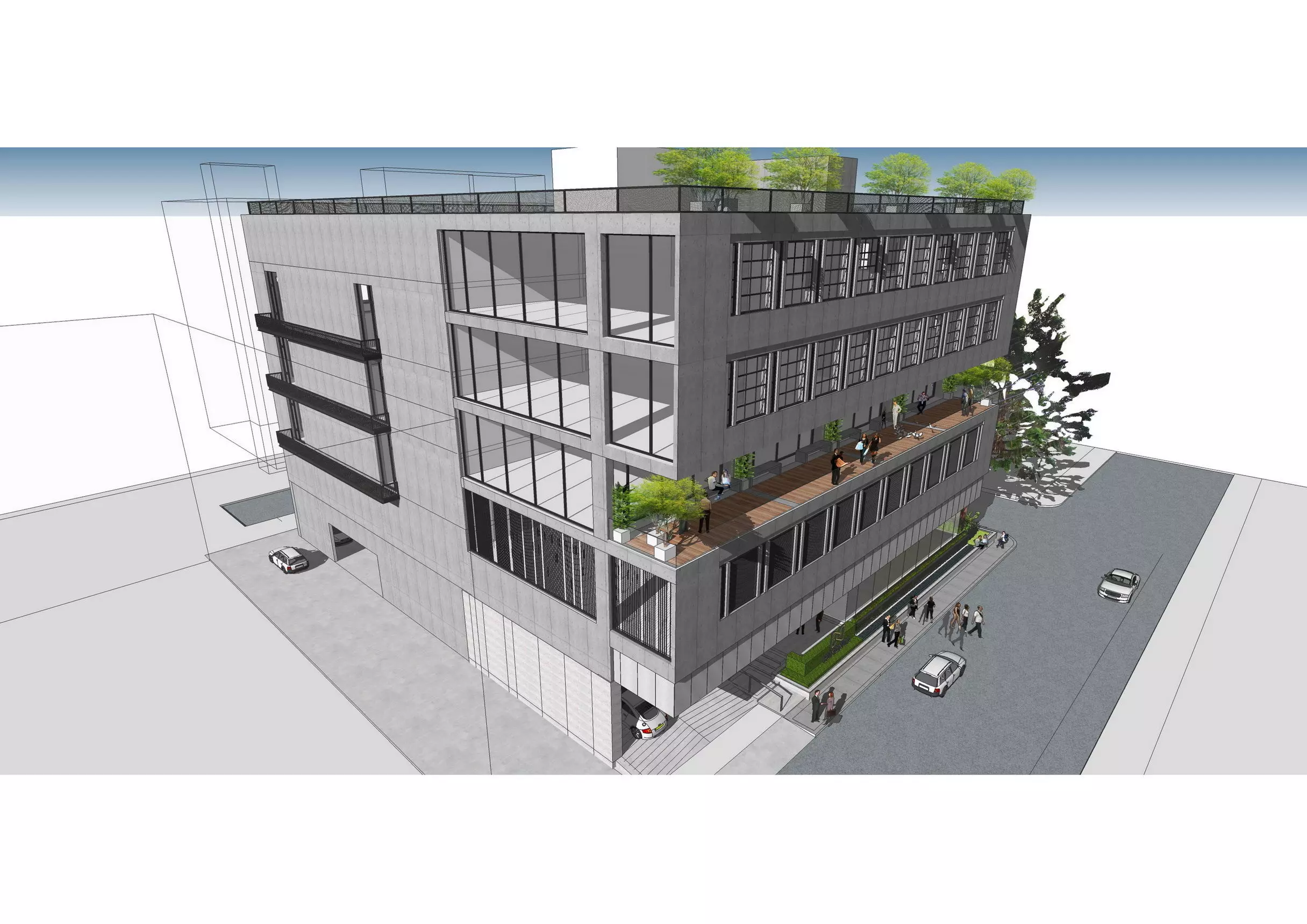 5STORIES OFFICE BUILDING 3D model