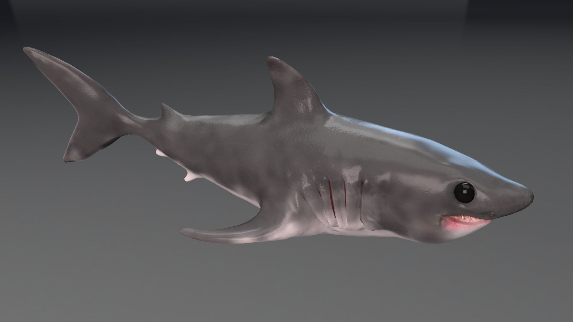 Baby Shark Model - 18 Animations Low-poly 3D model_7