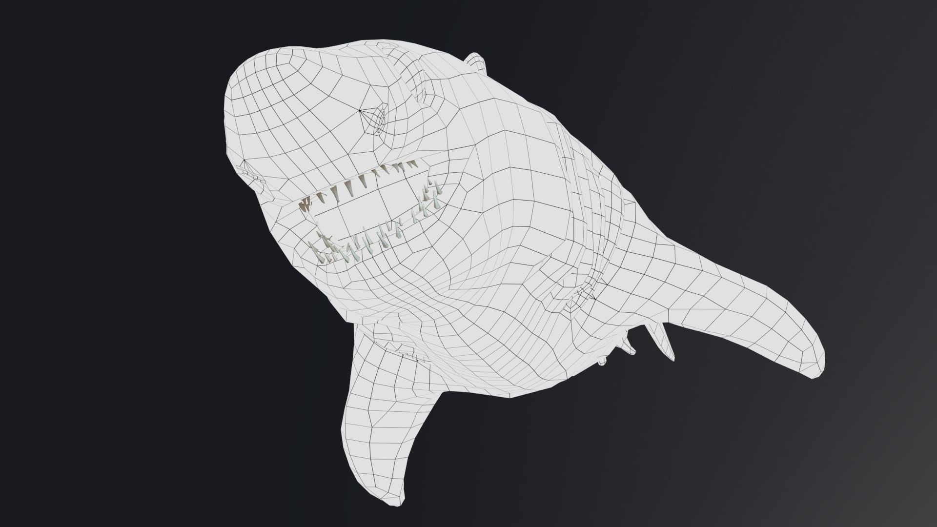 Baby Shark Model - 18 Animations Low-poly 3D model_15