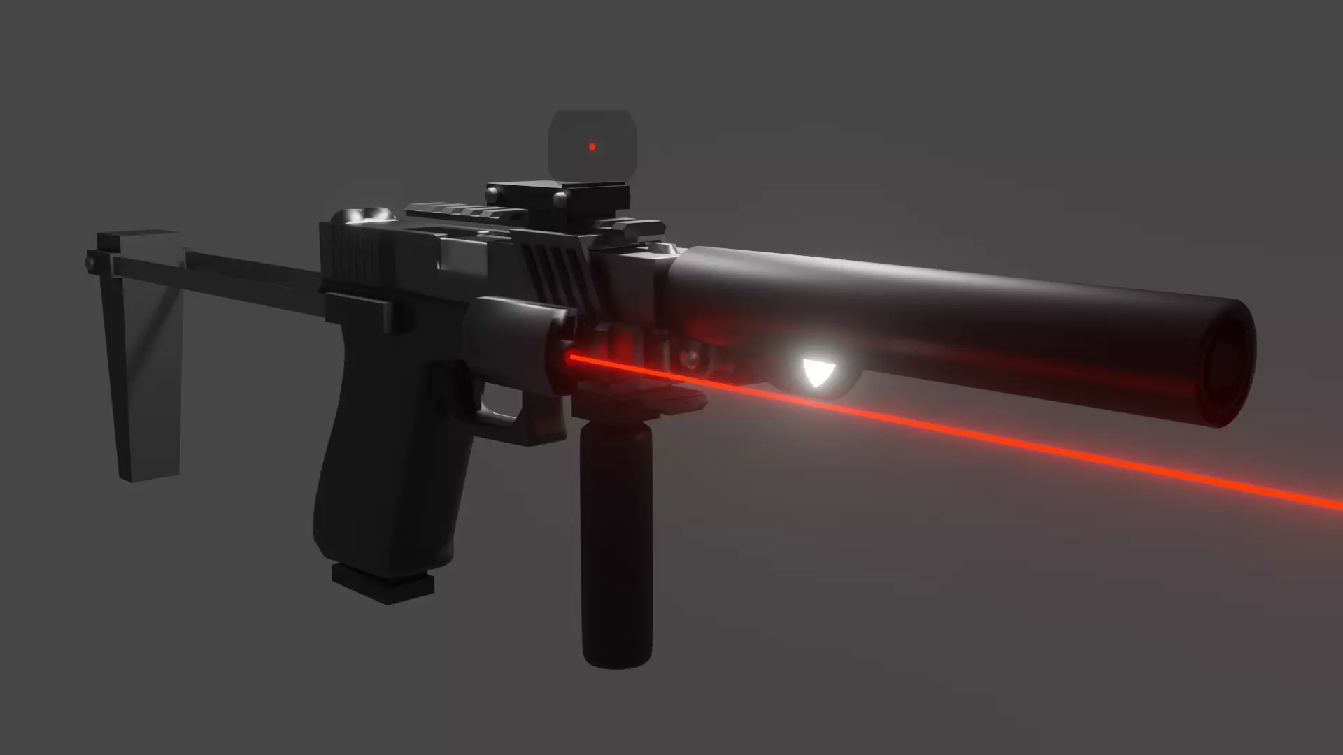 Customizable Glock Free 3D model