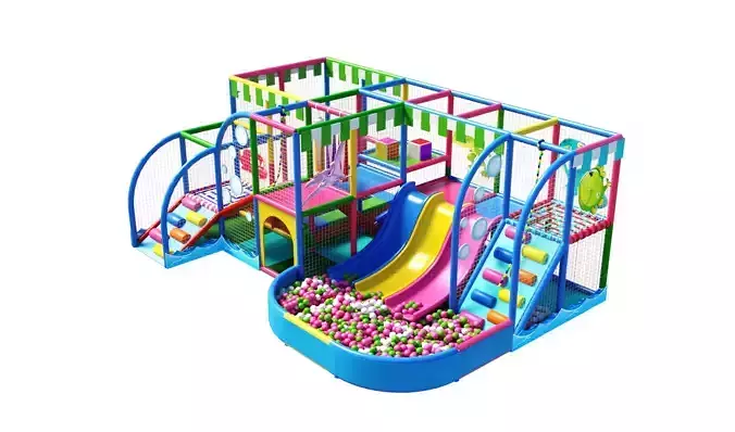 Amusement  park  Labyrinth  2 3D model