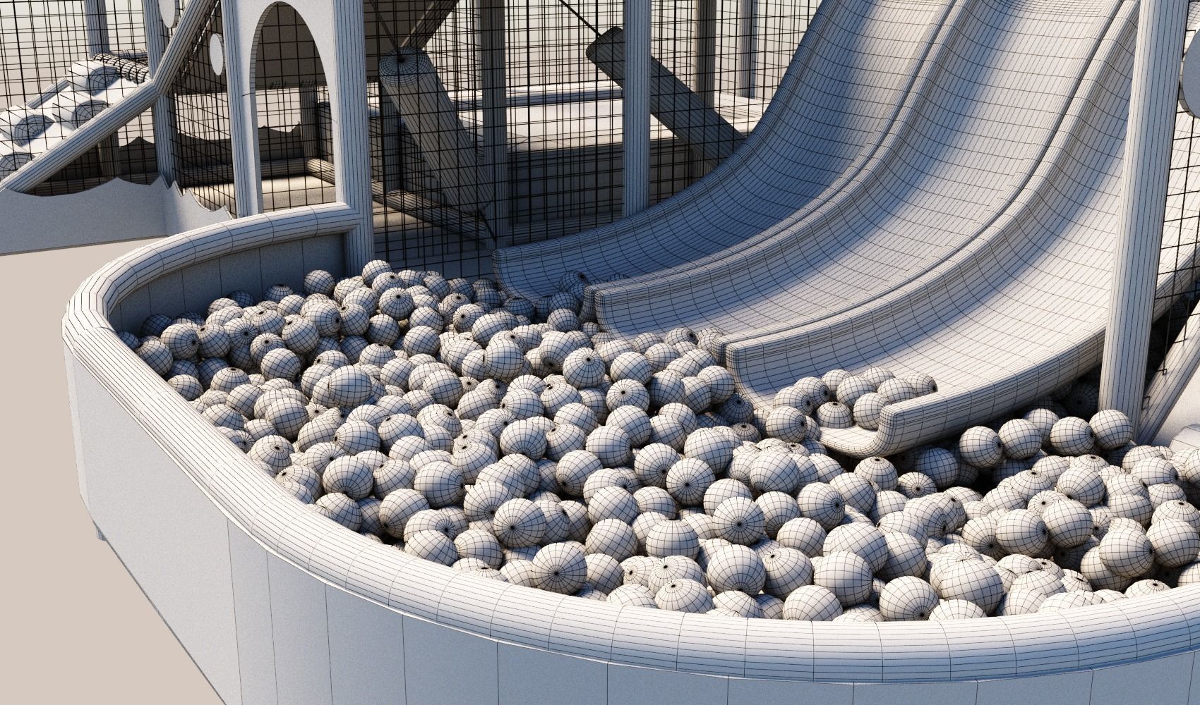 Amusement  park  Labyrinth  2 3D model_6