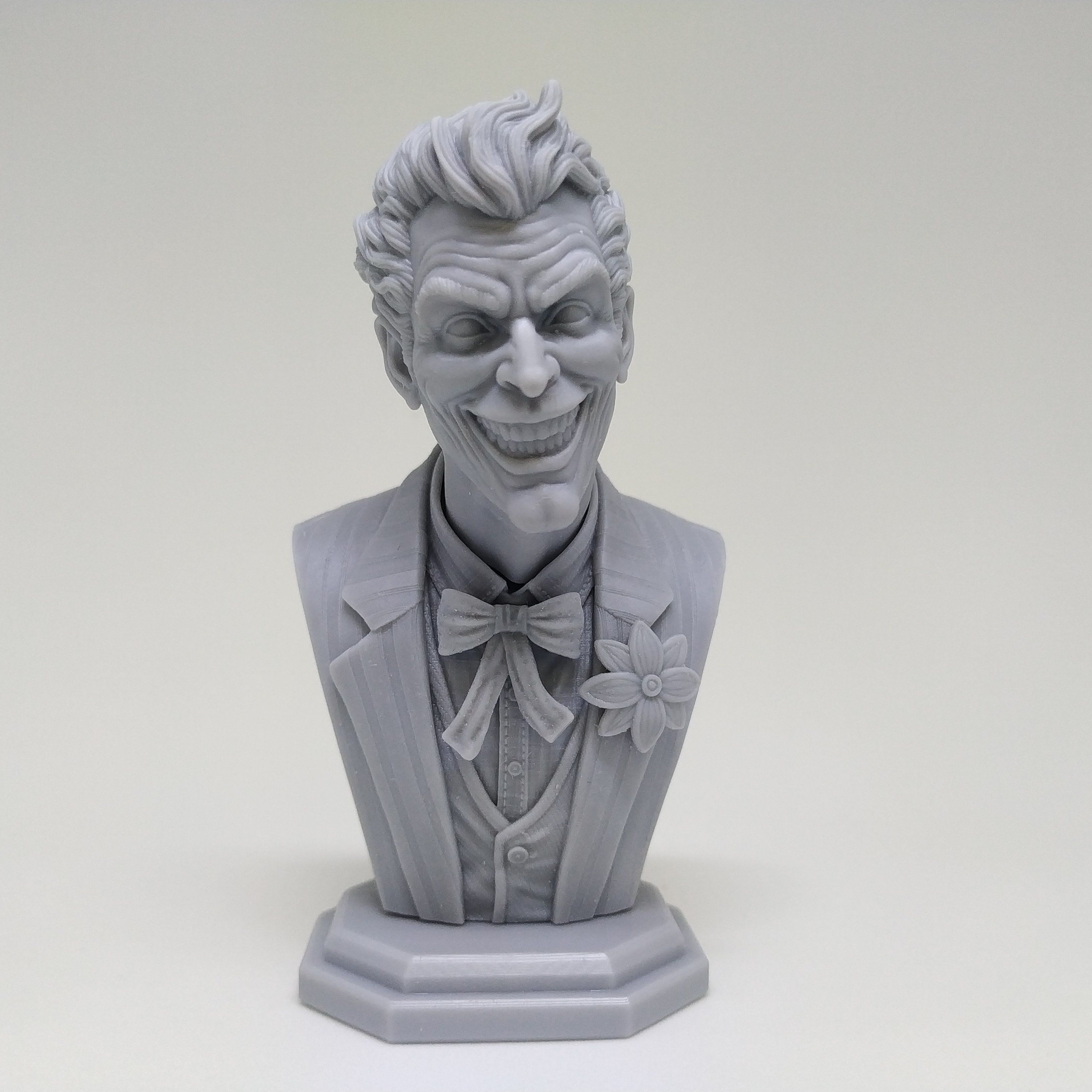 Joker Bust STL 3D print model 3D print model_7
