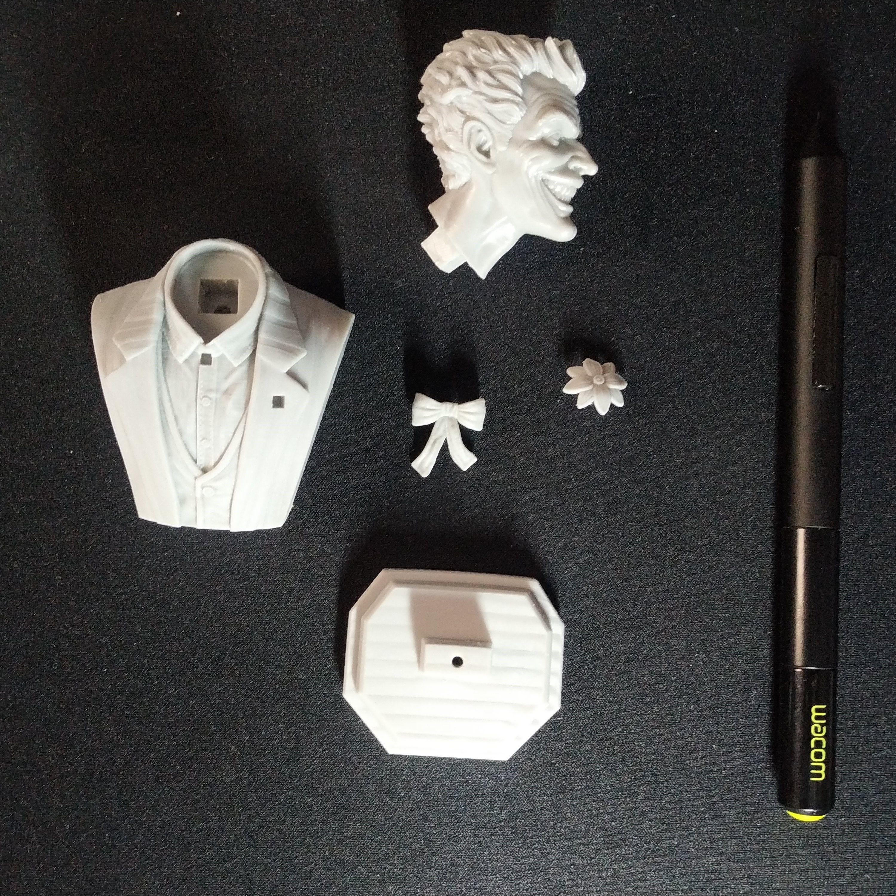 Joker Bust STL 3D print model 3D print model_13