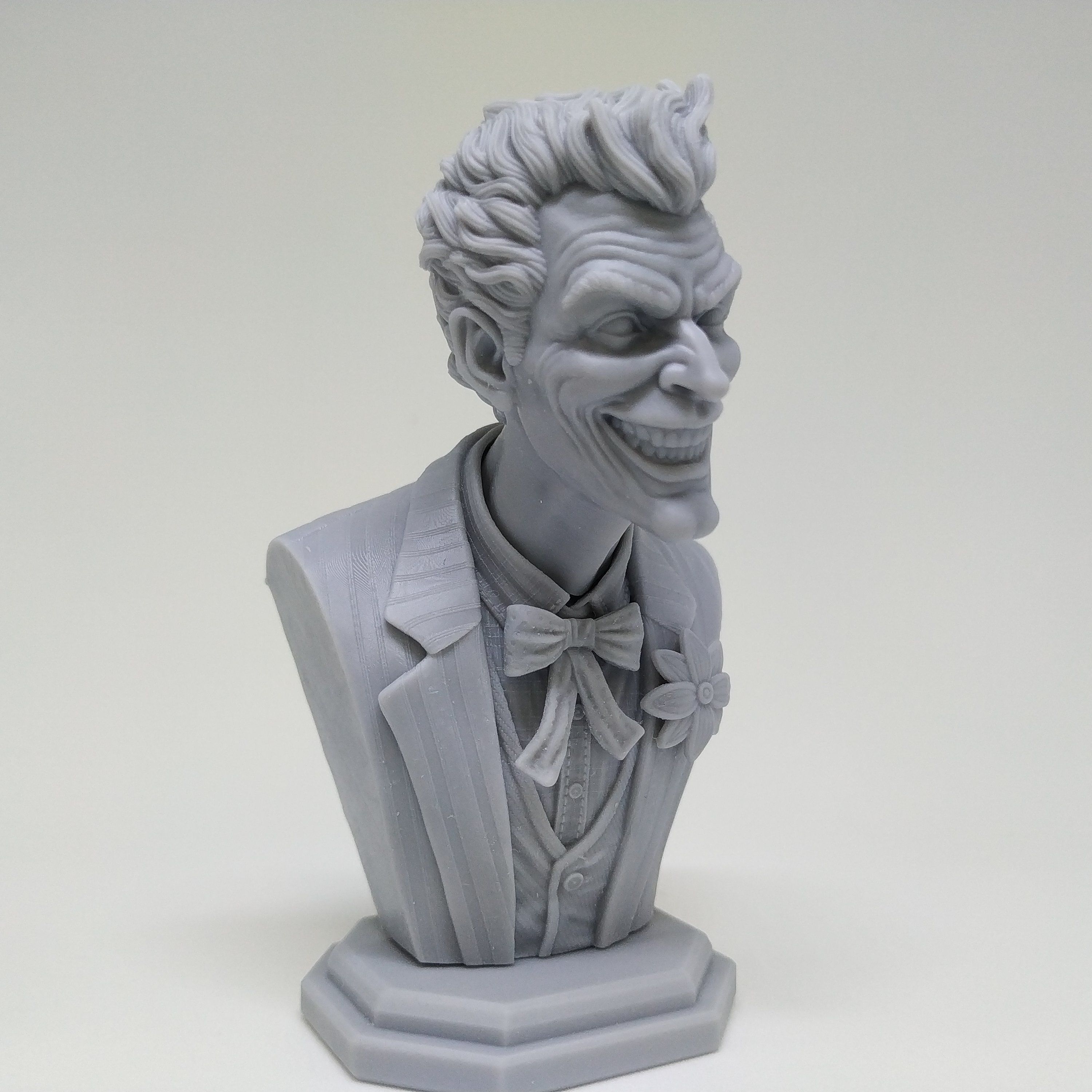 Joker Bust STL 3D print model 3D print model_11