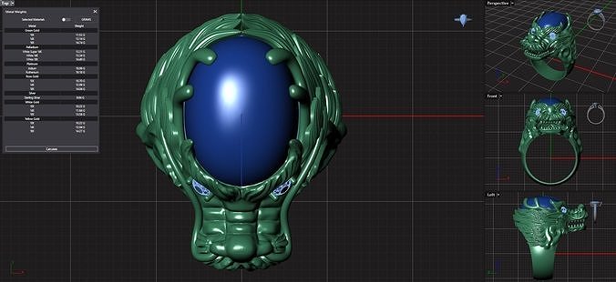 Dragon Ring 03 3D print model