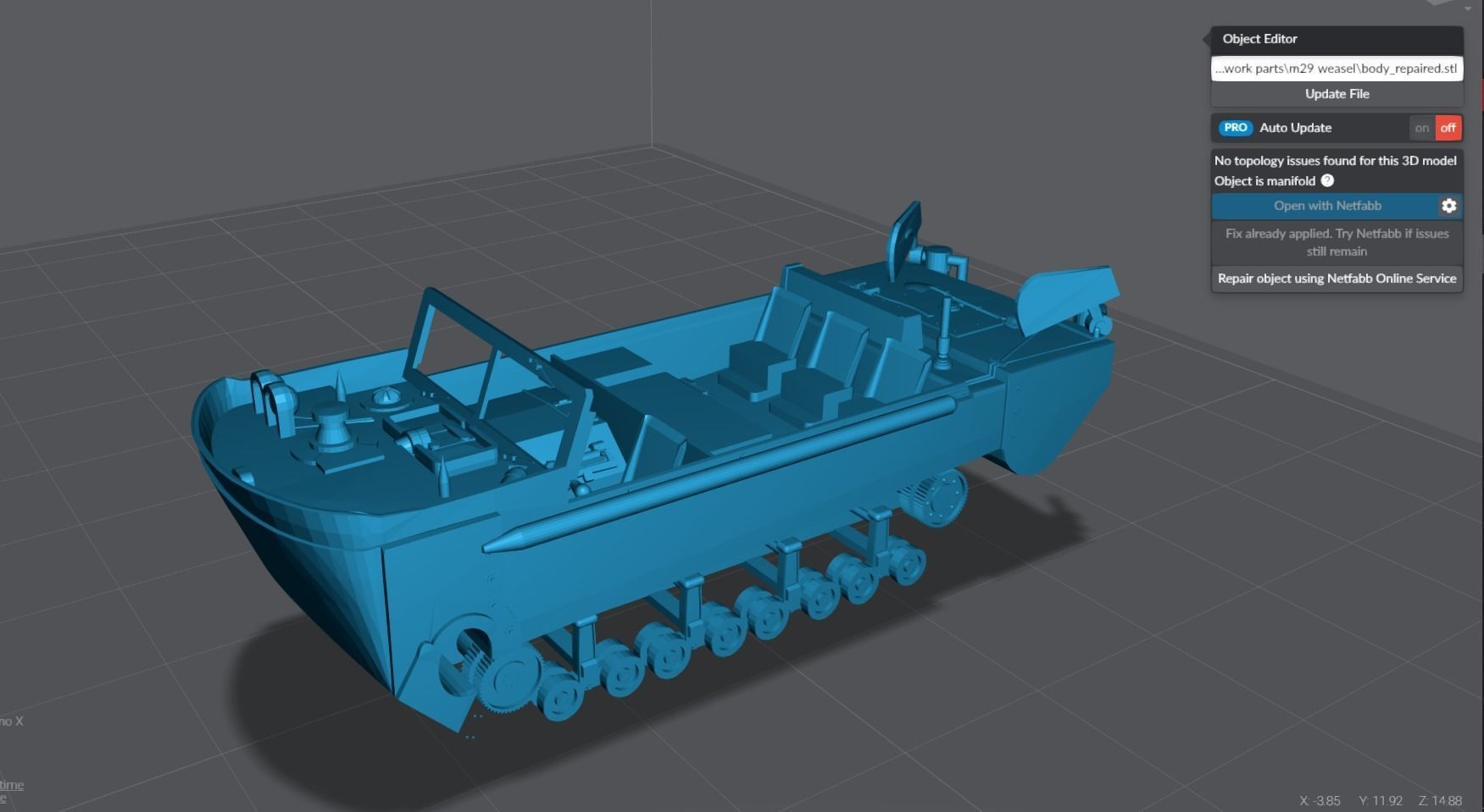 M29C Scale Model  3D print model_5
