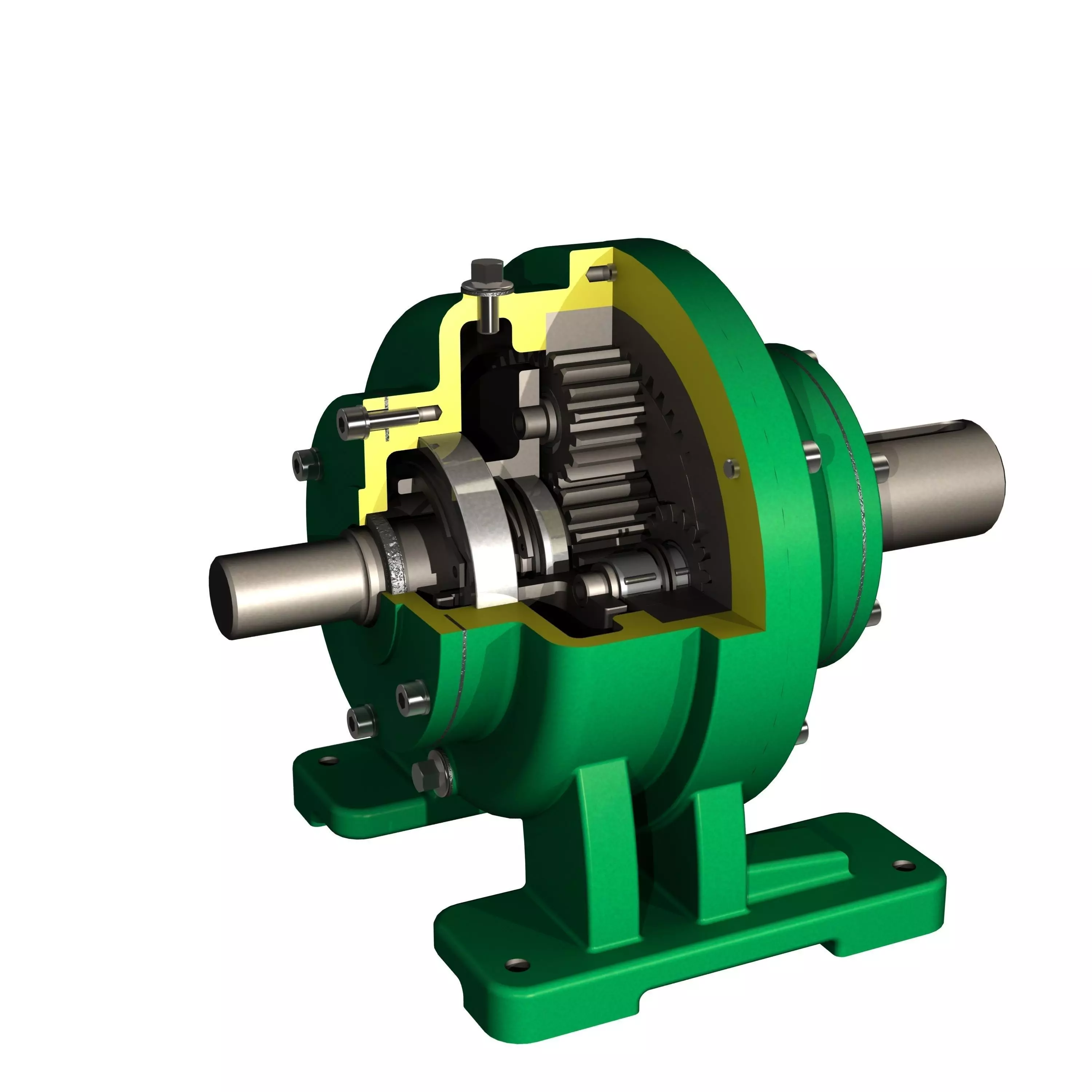Planetary gearbox 3D model_0