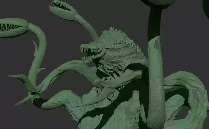 Biolante for 3d print Godzilla1989