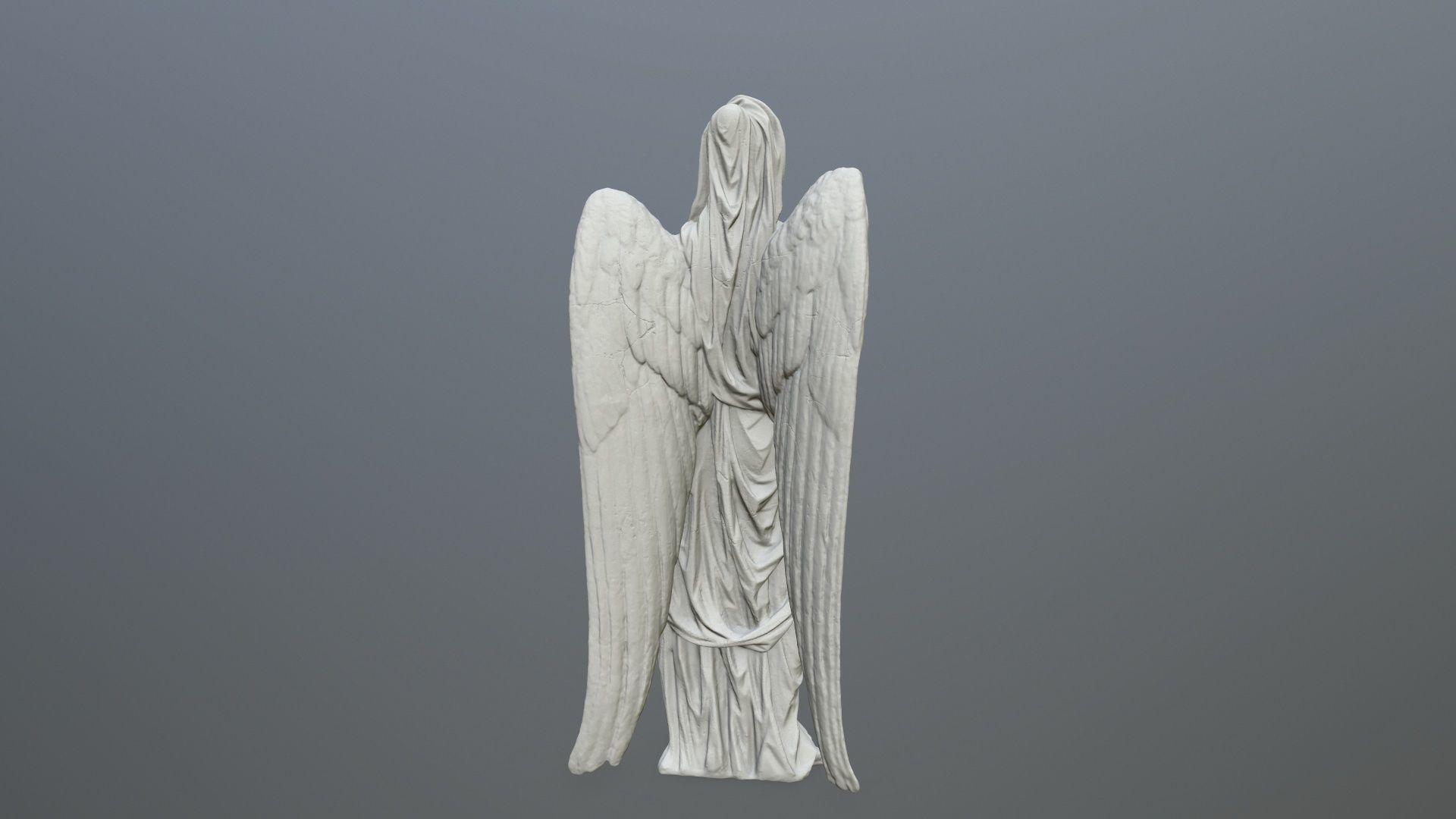Angel Statue 02 3D print model_5