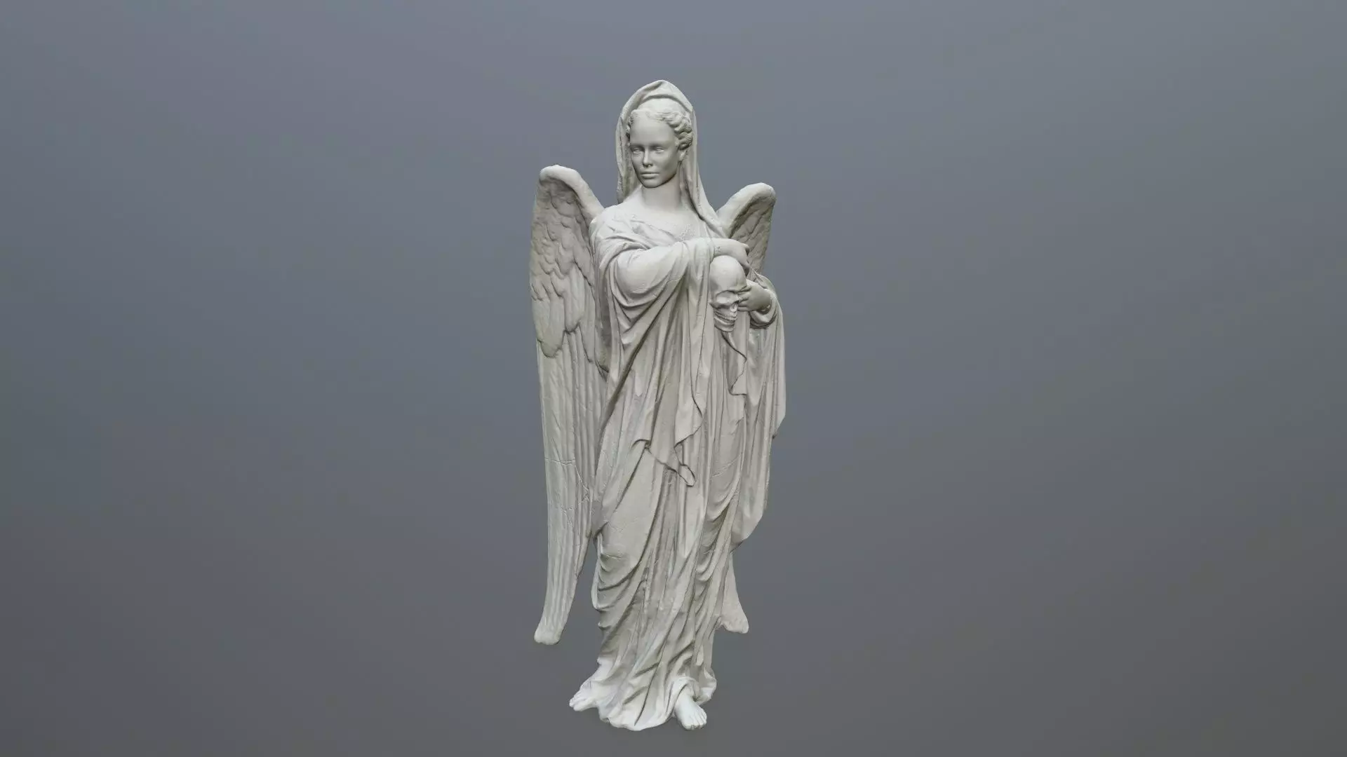 Angel Statue 02 3D print model_0