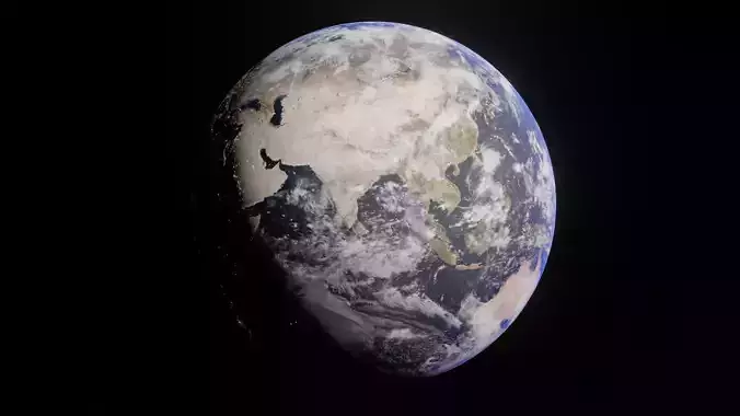 Earth - made in Blender 