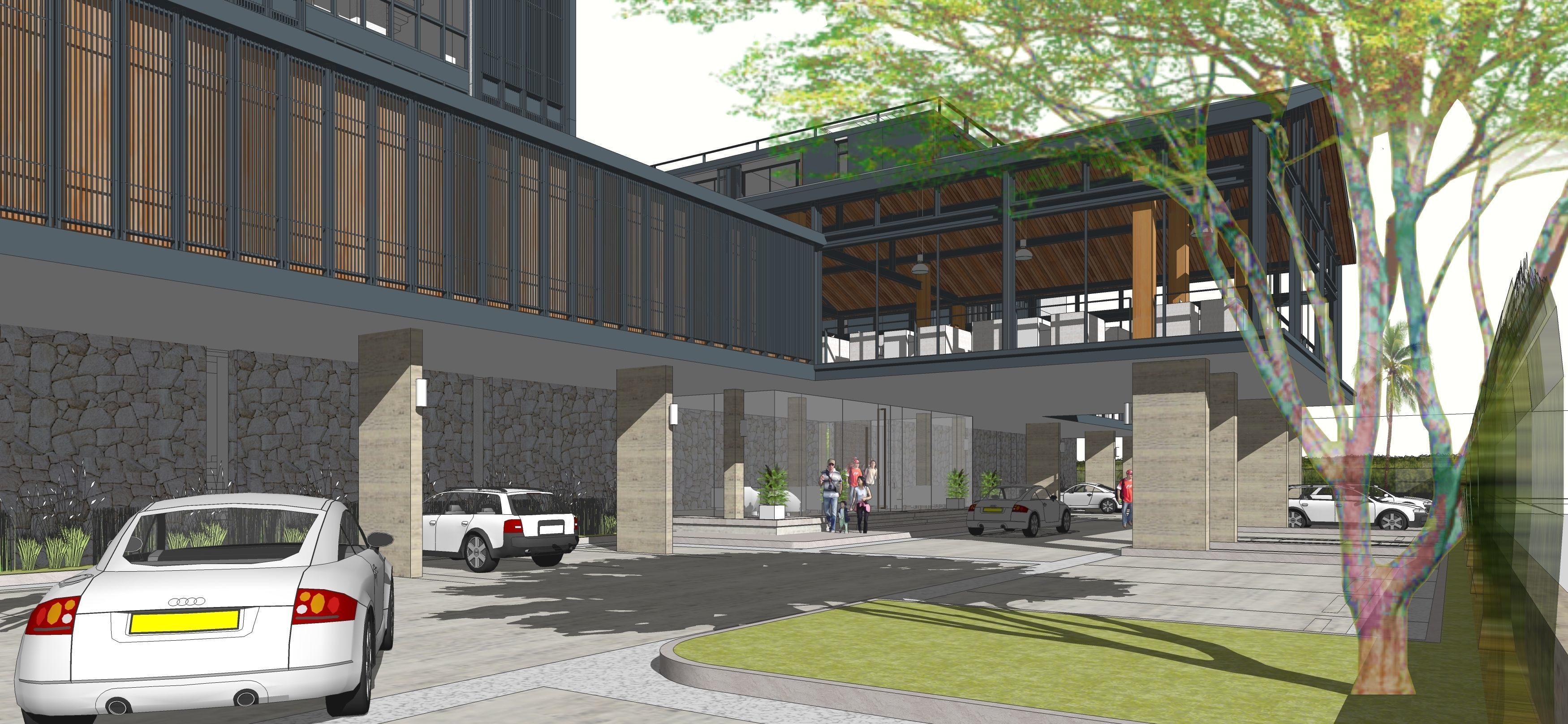 4STORIES HOTEL 3D model_7