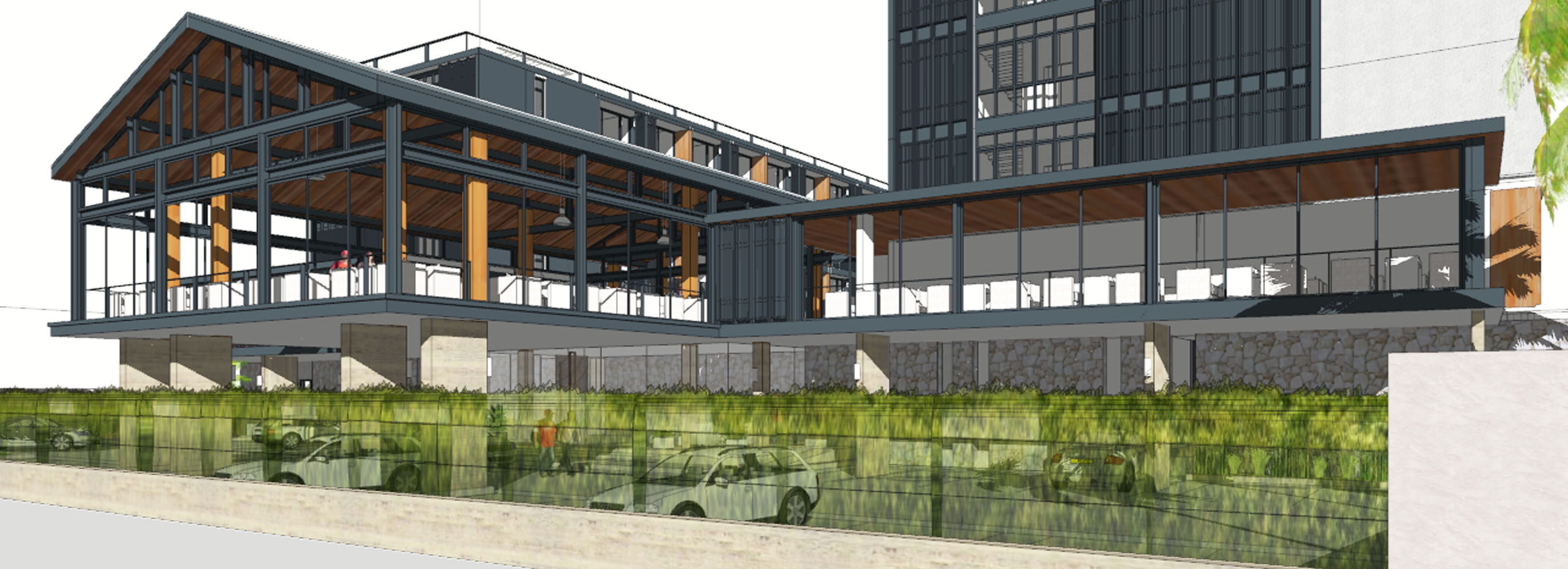 4STORIES HOTEL 3D model_2