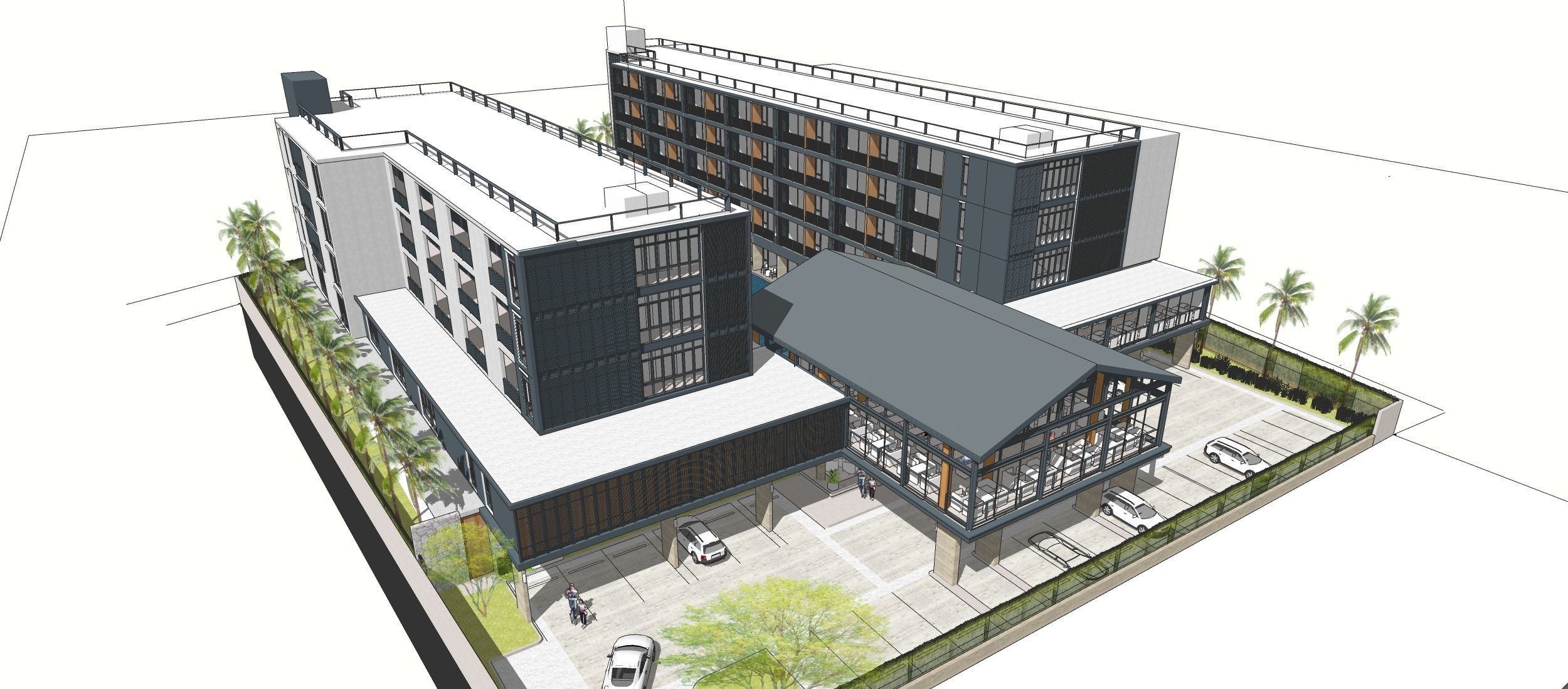 4STORIES HOTEL 3D model_3