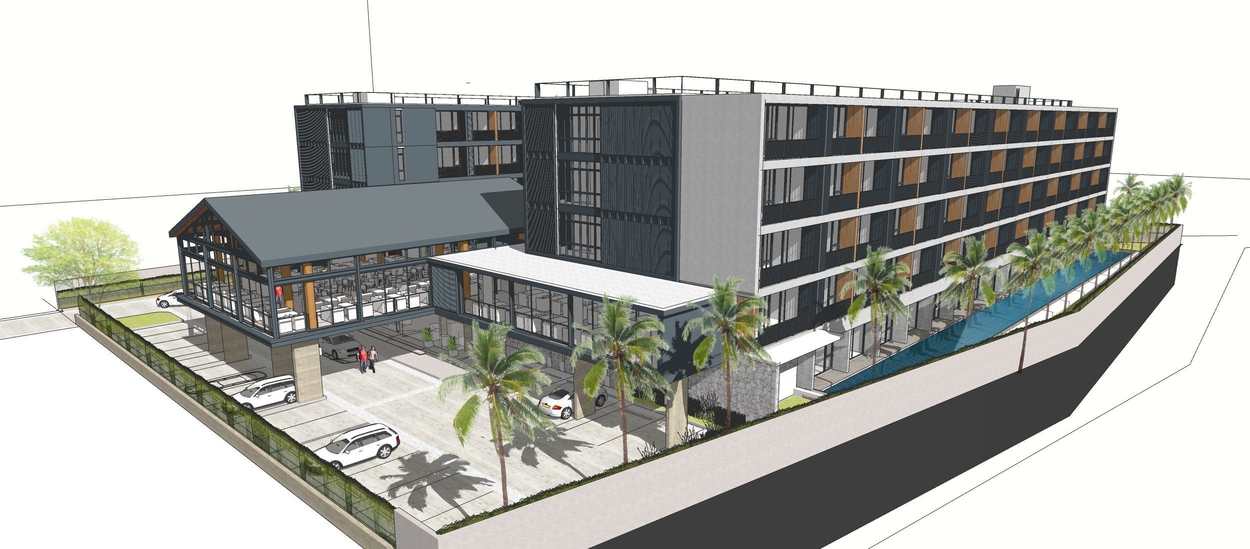 4STORIES HOTEL 3D model_4