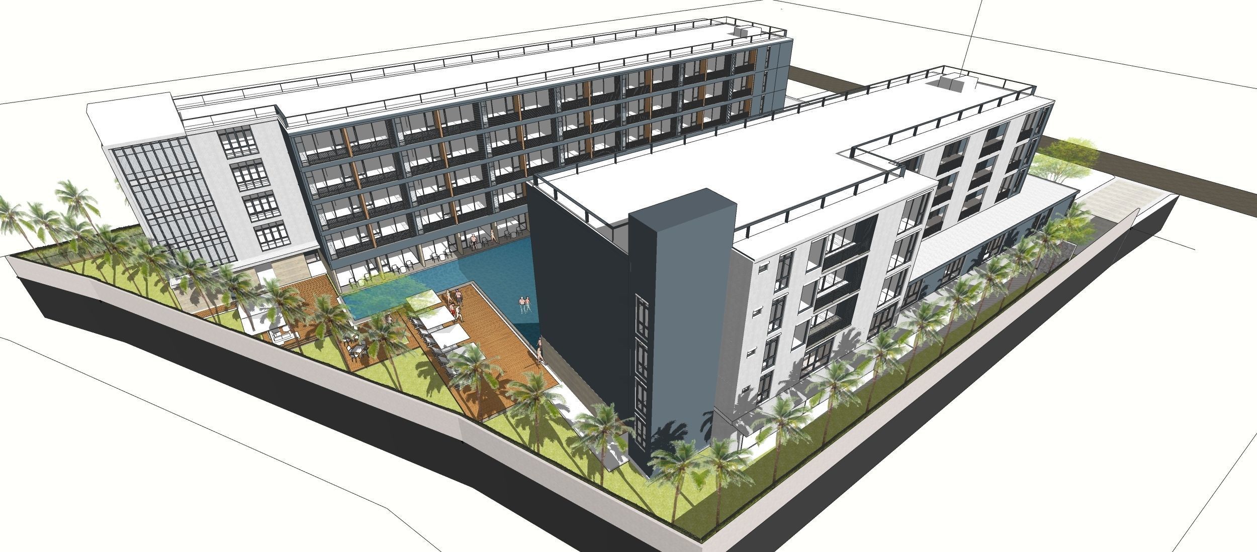 4STORIES HOTEL 3D model_5