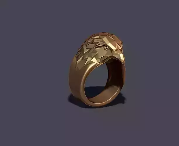 Eagle ring low poly v2