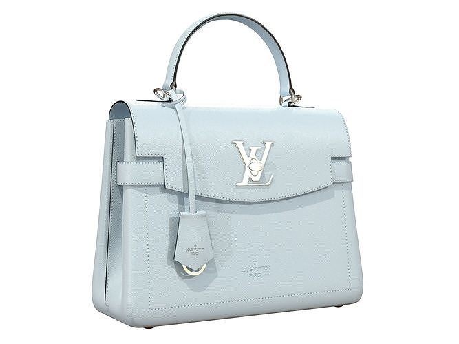 Louis Vuitton Lockme Ever BB Blue Bag Low-poly 3D model