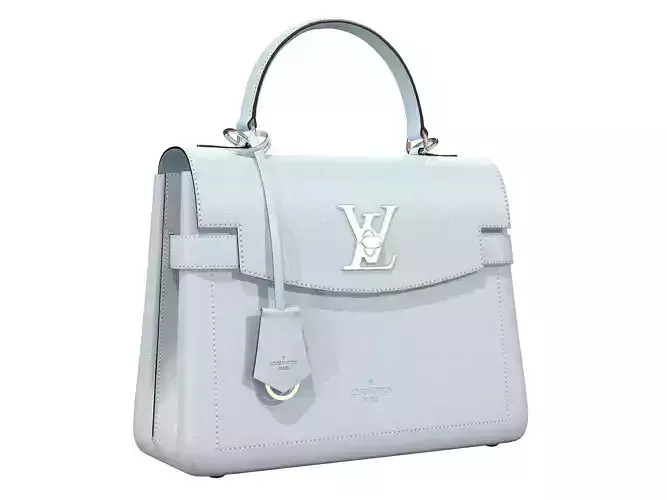 Louis Vuitton Lockme Ever BB Blue Bag Low-poly 3D model